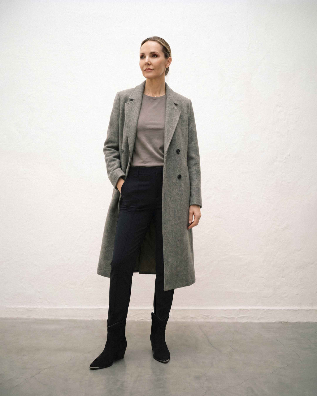 Abrigo Anastassia Max Lana Gris