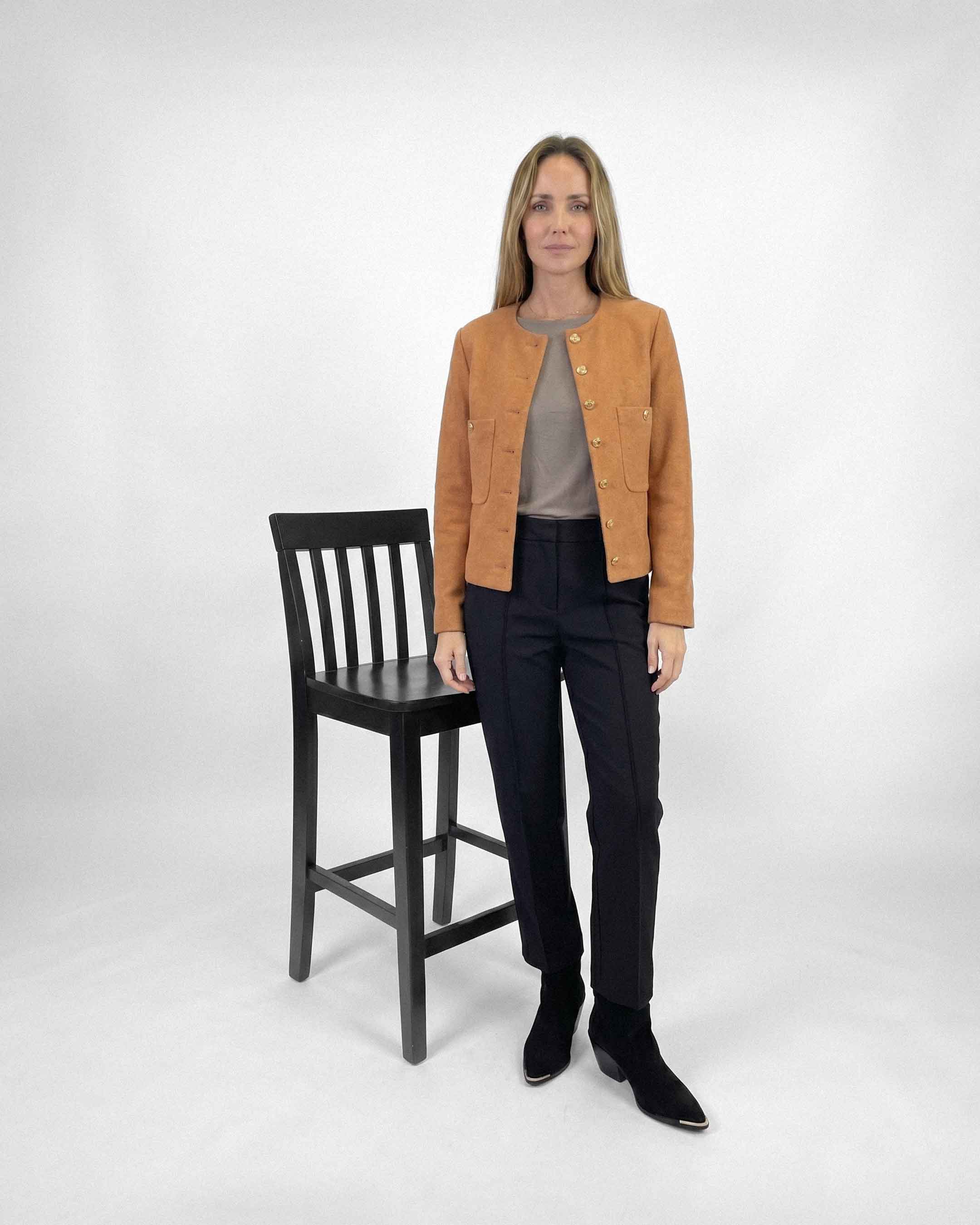 Chaqueta Anastassia Capri, Color Naranja
